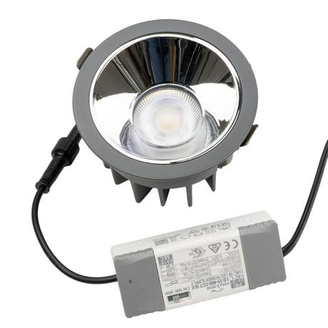 LED Einbauleuchte CCT Downlight, 18 W, 2700–6500 K, IP65, CRI90