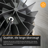 CCT Downlight PRO, in Grau, 24 W, 1750 lm, Ø131x75 mm, 2700-6500 K (einstellbar), 36°, CRI90, IP65-wassergeschützt, Einbauleuchte, Aluminiumdruckguss, Premium.