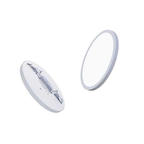 LED CCT Ein-/Aufbauleuchte, 12W, 1190 lm, ø170x17mm, 3000-4000-6000K einstellbar, Lochdurchm. variabel.