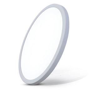 LED CCT Ein-/Aufbauleuchte, 18W, 1880 lm, ø225x17mm, 3000-4000-6000K einstellbar, Lochdurchm. variabel.