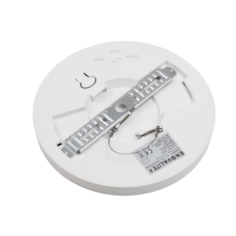 LED CCT Ein-/Aufbauleuchte Panel, 12 W, 1190 lm, Ø170 mm, 3000–4000–6000 K