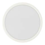 LED Panel mit Fernbedienung, Ø30 cm, weiß, rund, 22 W, 2200 lm, dimmbar, Lichtfarbe einstellbar 3000-6500 K, Slim Design, Nachtlichtmodus