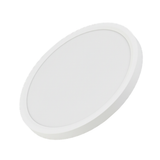 LED Panel mit Fernbedienung, Ø30 cm, weiß, rund, 22 W, 2200 lm, dimmbar, Lichtfarbe einstellbar 3000-6500 K, Slim Design, Nachtlichtmodus