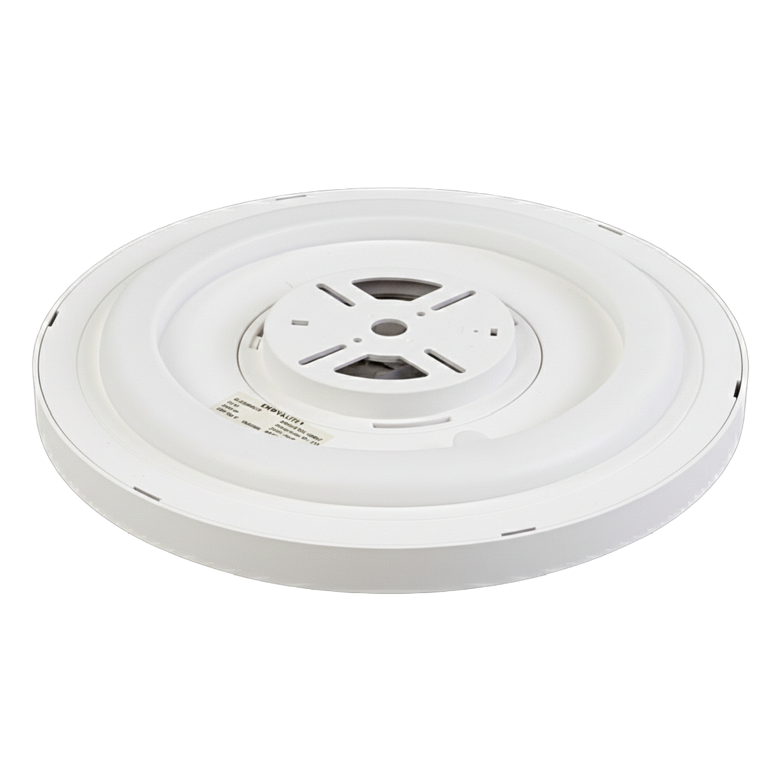 LED Panel mit Fernbedienung, Ø30 cm, weiß, rund, 22 W, 2200 lm, dimmbar, Lichtfarbe einstellbar 3000-6500 K, Slim Design, Nachtlichtmodus