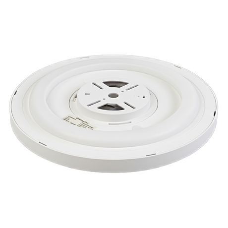 LED Panel mit Fernbedienung, Ø30 cm, weiß, rund, 22 W, 2200 lm, dimmbar, Lichtfarbe einstellbar 3000-6500 K, Slim Design, Nachtlichtmodus.