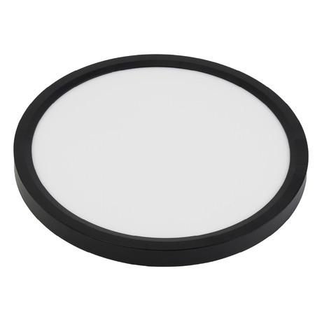 LED Panel, Ø30 cm, schwarz, rund, 22 W, 2200 lm, Lichtfarbe einstellbar 3000 – 6500 K, Slim Design