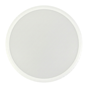 LED Panel mit Fernbedienung, Ø50 cm, weiß, rund, 42 W, 4200 lm, dimmbar, Lichtfarbe einstellbar 3000-6500 K, Slim Design, Nachtlichtmodus.