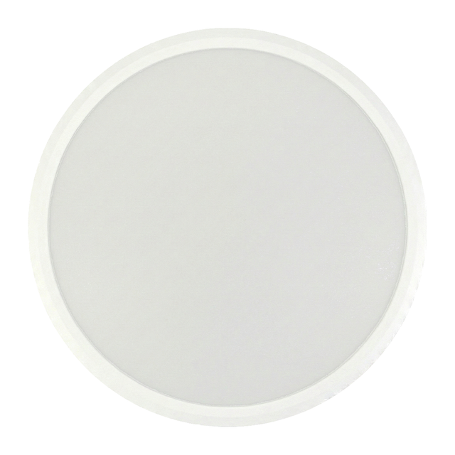 LED Panel mit Fernbedienung, Ø50 cm, weiß, rund, 42 W, 4200 lm, dimmbar, Lichtfarbe einstellbar 3000-6500 K, Slim Design, Nachtlichtmodus.