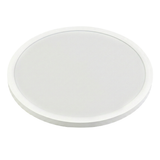 LED Panel mit Fernbedienung, Ø50 cm, weiß, rund, 42 W, 4200 lm, dimmbar, Lichtfarbe einstellbar 3000-6500 K, Slim Design, Nachtlichtmodus