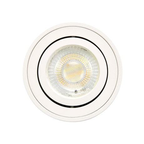 LED Aufbauspot, 7 W, 670 lm, 3CCT, dimmbar, schwenkbar, Aluminium, weiß
