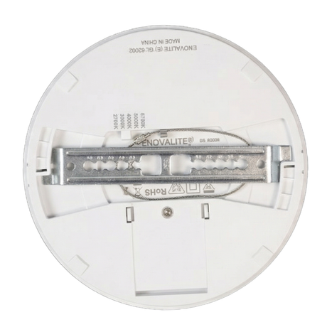 LED CCT Panel, Ein-/Aufbau, 12 W, 1200 lm, Ø165 mm, 5CCT (2700 K– 5700 K), Lochdurchm. variabel, Anschlussbox.