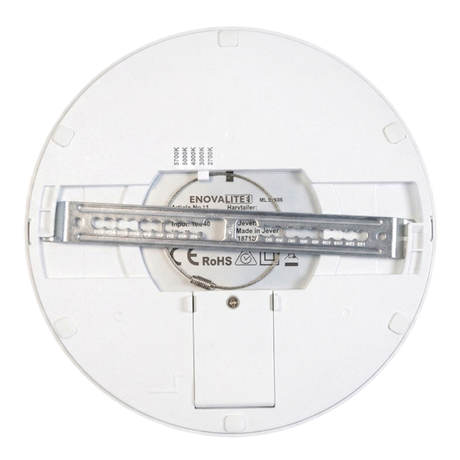 LED Einbauleuchte, 18 W, 1800 lm, 5CCT, 2700–5700 K