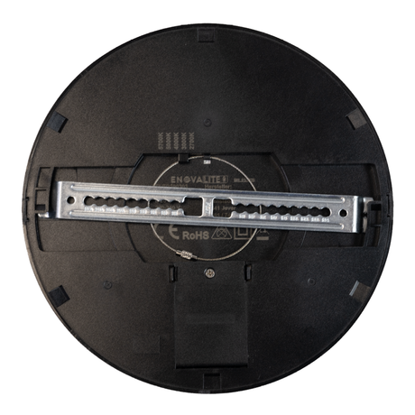 LED CCT Panel, Ein-/Aufbau, Schwarz, 18 W, 1800 lm, Ø215 mm, 5CCT (2700 K– 5700 K), Lochdurchm. variabel, Anschlussbox.