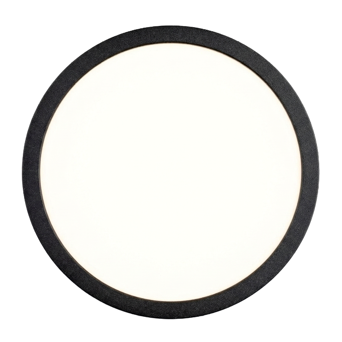 LED CCT Panel, Ein-/Aufbau, Schwarz, 18 W, 1800 lm, Ø215 mm, 5CCT (2700 K– 5700 K), Lochdurchm. variabel, Anschlussbox.