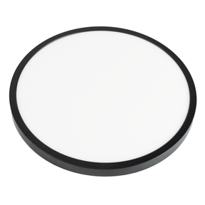 LED CCT Panel, Ein-/Aufbau, Schwarz, 24 W, 2400 lm, Ø290 mm, 5CCT (2700 K– 5700 K), Lochdurchm. variabel, Anschlussbox.