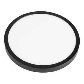 LED CCT Panel, Ein-/Aufbau, Schwarz, dimmbar, 18 W, 1800 lm, Ø215 mm, 5CCT (2700 K– 5700 K), Lochdurchm. variabel, Anschlussbox.