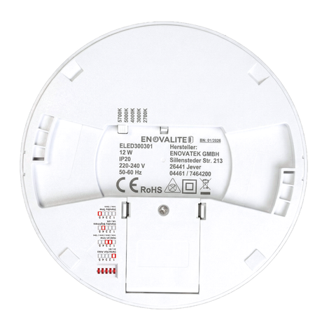 LED CCT Panel, Ein-/Aufbau, Bewegungssensor, 12 W, 1200 lm, Ø165 mm, 5CCT (2700 K– 5700 K), Lochdurchm. variabel, Anschlussbox