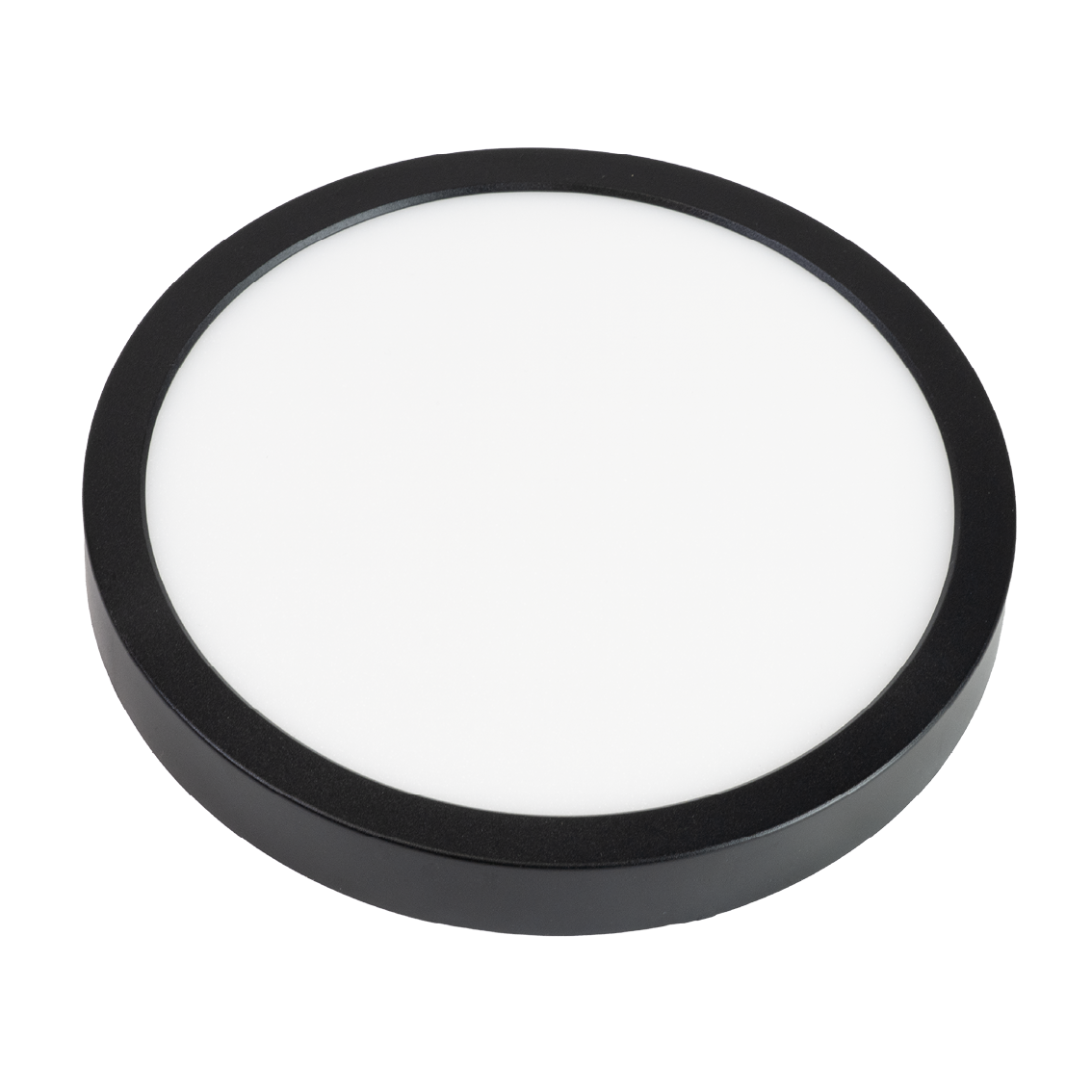 LED CCT Panel, Ein-/Aufbau, Bewegungssensor, Schwarz, 12 W, 1200 lm, Ø165 mm, 5CCT (2700 K– 5700 K), Lochdurchm. variabel, Anschlussbox