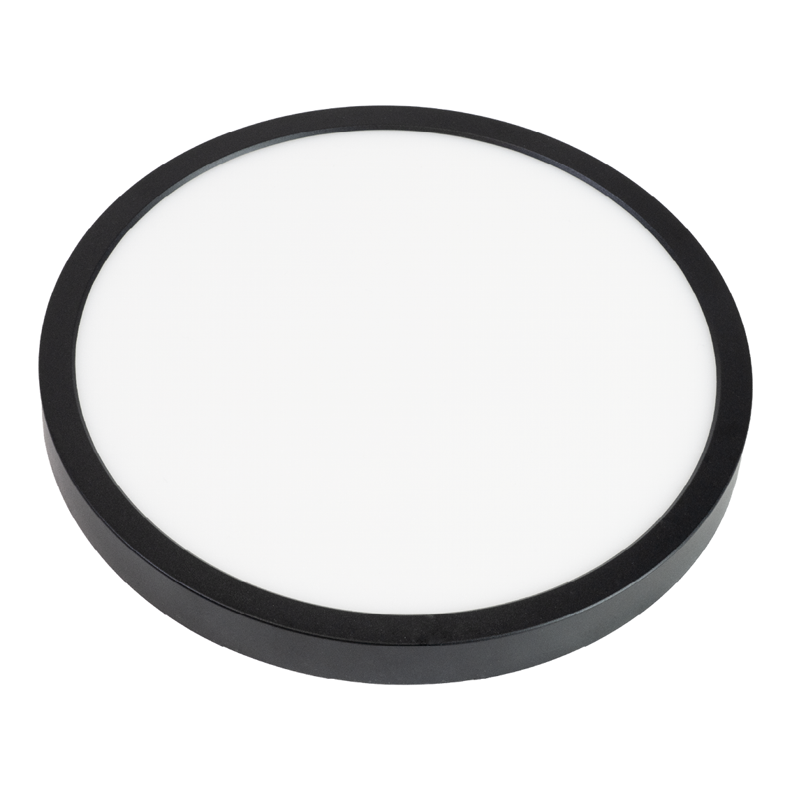 LED CCT Panel, Ein-/Aufbau, Schwarz, Bewegungssensor, 18 W, 1800 lm, Ø215 mm, 5CCT (2700 K– 5700 K), Lochdurchm. variabel, Anschlussbox