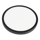 LED CCT Panel, Ein-/Aufbau, Schwarz, Bewegungssensor, 18 W, 1800 lm, Ø215 mm, 5CCT (2700 K– 5700 K), Lochdurchm. variabel, Anschlussbox