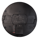 LED CCT Panel, Ein-/Aufbau, Schwarz, Bewegungssensor, 18 W, 1800 lm, Ø215 mm, 5CCT (2700 K– 5700 K), Lochdurchm. variabel, Anschlussbox