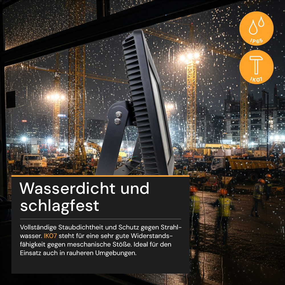 LED Stadion Fluter PRO, 500 W, 5000 K (neutralweiß), 60000 lm, IP65, Meanwell Driver, LUMILEDS LED