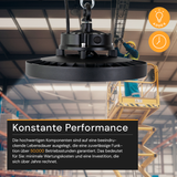 LED-HighBay, Profi-UFO, 100 W, 14000 lm, 4000 K (neutralweiß), IP65, LIFUD, Lumileds LEDs