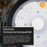 LED-HighBay, Profi-UFO, 200 W, 28000 lm, 4000 K (neutralweiß), IP65, LIFUD, Lumileds LEDs