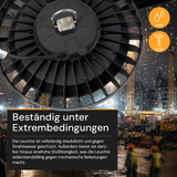 LED-HighBay, UFO, 100 W, 14000 lm, 4000 K (neutralweiß), IP65,LIFUD, LUMILEDS LEDs