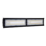 4er Pack LED-Hallenleuchte, linear, 100 W, 12000 lm, 5000 K (neutralweiß), IP65, ENEC-Zertifizierung, schwarz