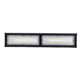 LED-Hallenleuchte, linear, 100 W, 12000 lm, 5000 K (neutralweiß), IP65, ENEC-Zertifizierung, schwarz
