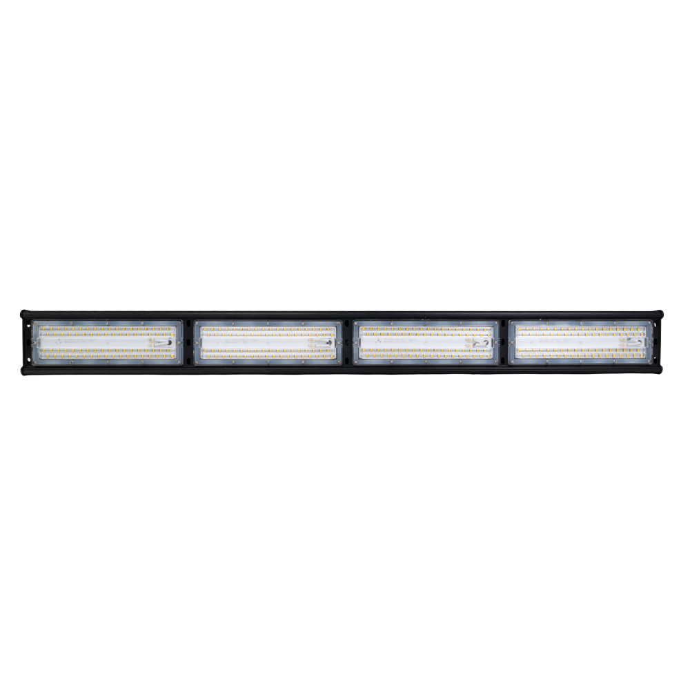 2er Pack LED-Hallenleuchte, linear, 300 W, 36000 lm, 5000 K (neutralweiß), IP65, ENEC-Zertifizierung, schwarz