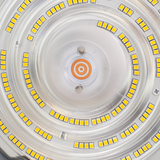 LED-HighBay, Sensor-Ready, UFO, anpassbare Leistung 60-100 W, 4000 K (neutralweiß), 9600-16000 lm, dimmbar, 60°/90°/120° Abstrahlwinkel, IP65, MOSO, hohe Energieeffizienz