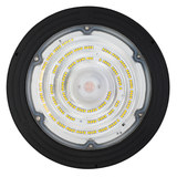 LED-HighBay, Sensor-Ready, UFO, anpassbare Leistung 60-100 W, 4000 K (neutralweiß), 9600-16000 lm, dimmbar, 60°/90°/120° Abstrahlwinkel, IP65, MOSO, hohe Energieeffizienz