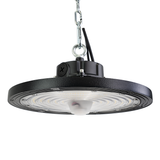 LED-HighBay, Sensor-ready, UFO, anpassbare Leistung und Licht, 120-200 W, 3000–6500K (warm- bis kaltweiß), 19200-32000 lm, dimmbar, 60°/90°/120° Abstrahlwinkel, IP65, MOSO, hohe Energieeffizienz