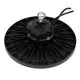 LED-HighBay, Sensor-ready, UFO, anpassbare Leistung und Licht, 120-200 W, 3000–6500K (warm- bis kaltweiß), 19200-32000 lm, dimmbar, 60°/90°/120° Abstrahlwinkel, IP65, MOSO, hohe Energieeffizienz