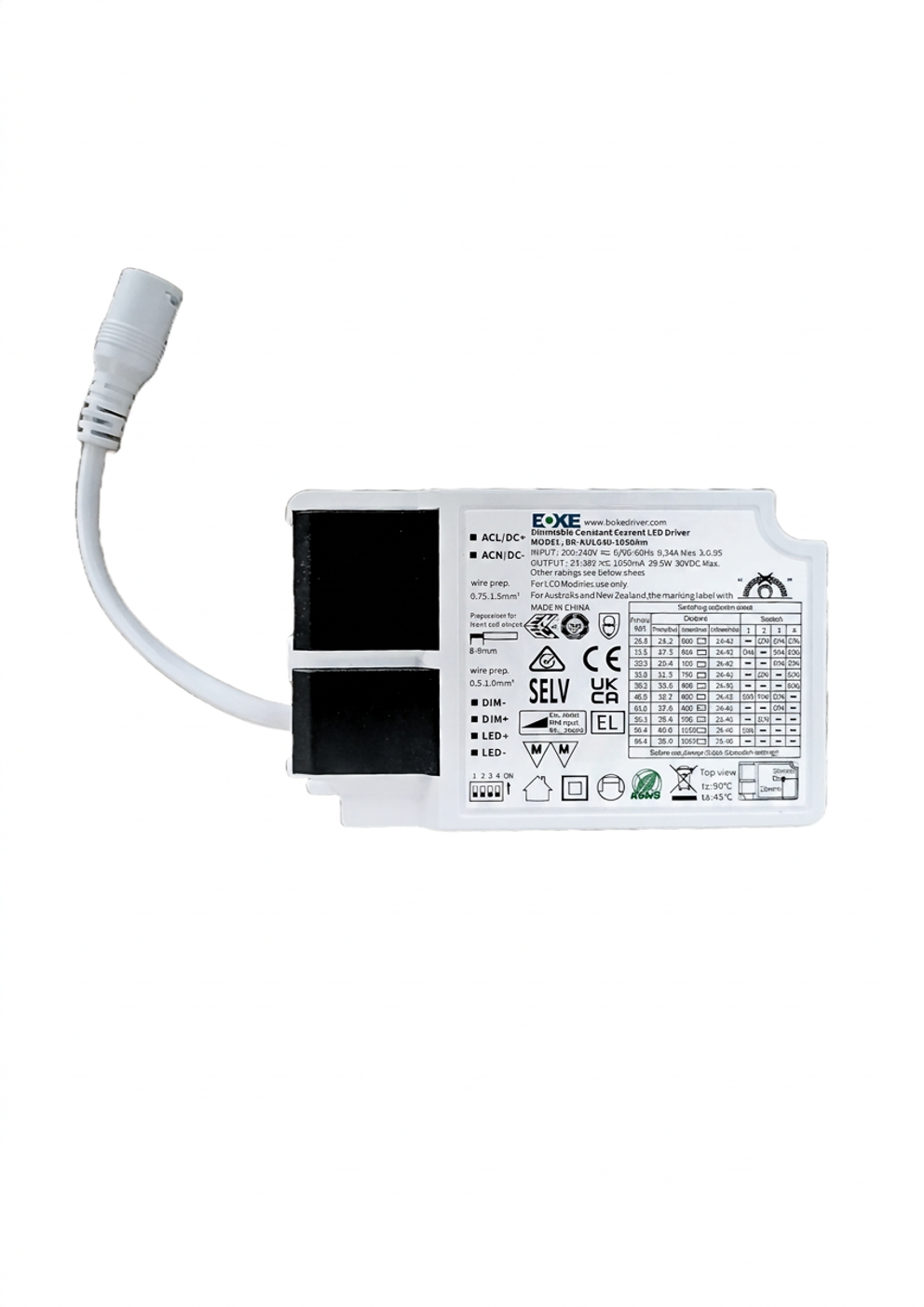 LED Netzteil, 40 W, 26-38 V, 1050 mA