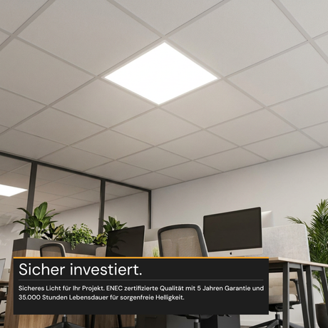 LED Panel, 62x62 cm, 36 W, 3600 lm, 4000 K (neutralweiß)
