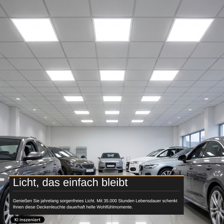 LED Panel, 62x62 cm, 36 W, 3600 lm, 6000 K (kaltweiß)