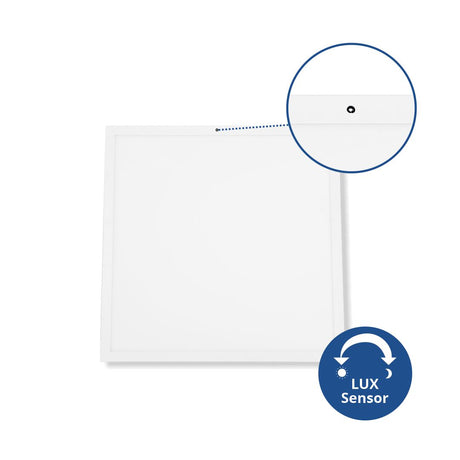 4er Pack LED Panel mit Dämmerungs-Sensor, 62x62 cm, 36 W, 3600 lm, 4000 K