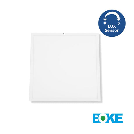4er-Pack LED Panel mit Dämmerungs-Sensor, 62x62 cm, 30 W, 3600 lm, 4000 K