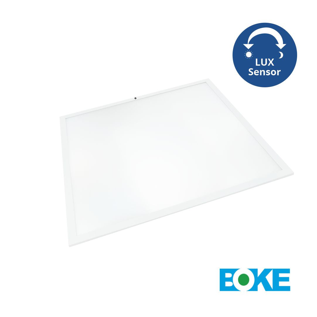 4er-Pack LED Panel mit Dämmerungs-Sensor, 62x62 cm, 30 W, 3600 lm, 4000 K