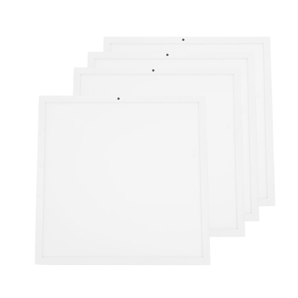 4er-Pack LED Panel mit Dämmerungs-Sensor, 62x62 cm, 30 W, 3600 lm, 4000 K
