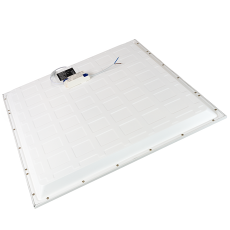 LED-Panel mit runder Leuchtfläche, 62x62 cm, 30 W, 3600 lm, 4000 K (neutralweiß), Lifud Netzteil.