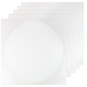 5er Pack LED-Panel mit runder Leuchtfläche, 62x62 cm, 30 W, 3600 lm, 4000 K (neutralweiß), Lifud Netzteil.