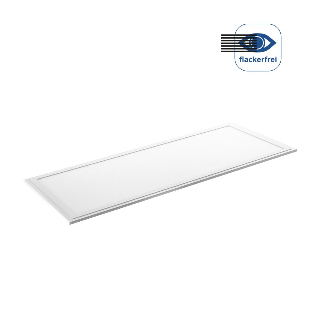 4er Pack LED Panel, 120x60 cm, 60 W, 6000 lm, 4000 K, flackerfrei