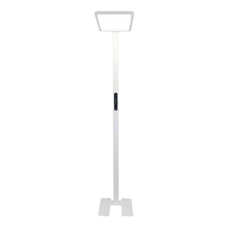 LED Büro-Stehleuchte Up&Down mit Sensor, 150W, 11.000lm, 4000K, UGR<16, CRI>98, dimmbar, weiß