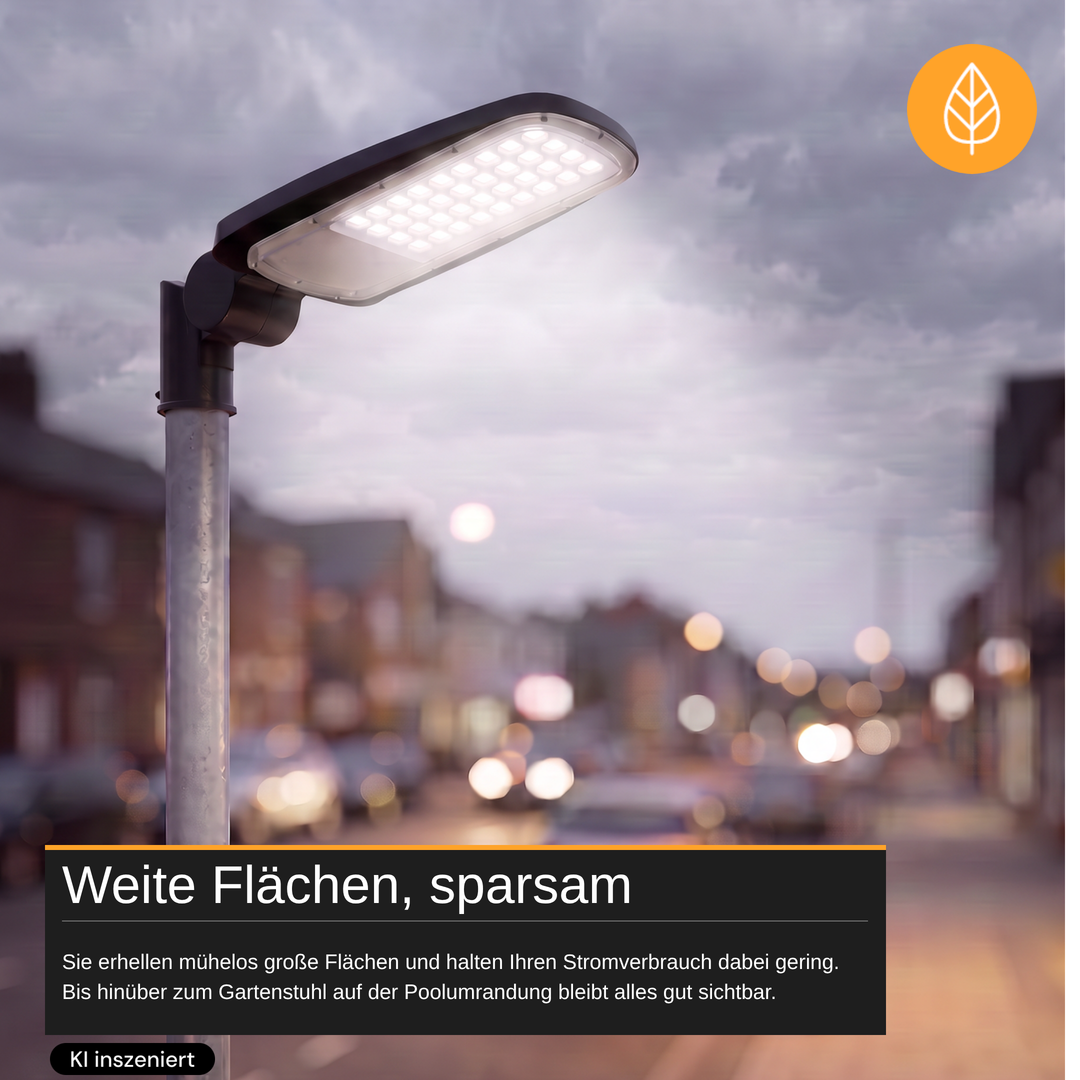 LED-Straßenleuchte, 100 W, 14000 lm, 5000 K (neutralweiß), IP65