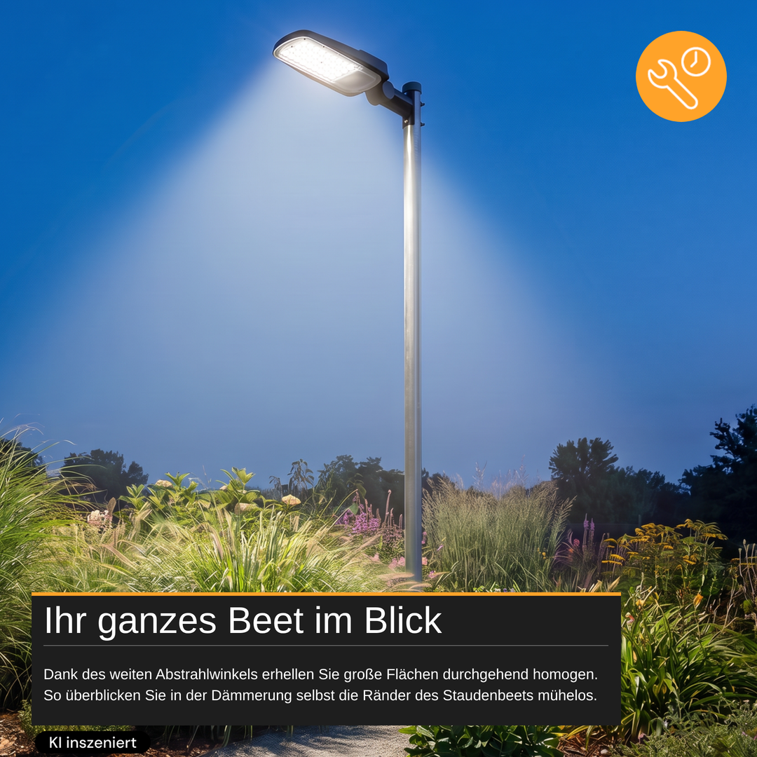 LED-Straßenleuchte, 100 W, 14000 lm, 5000 K (neutralweiß), IP65