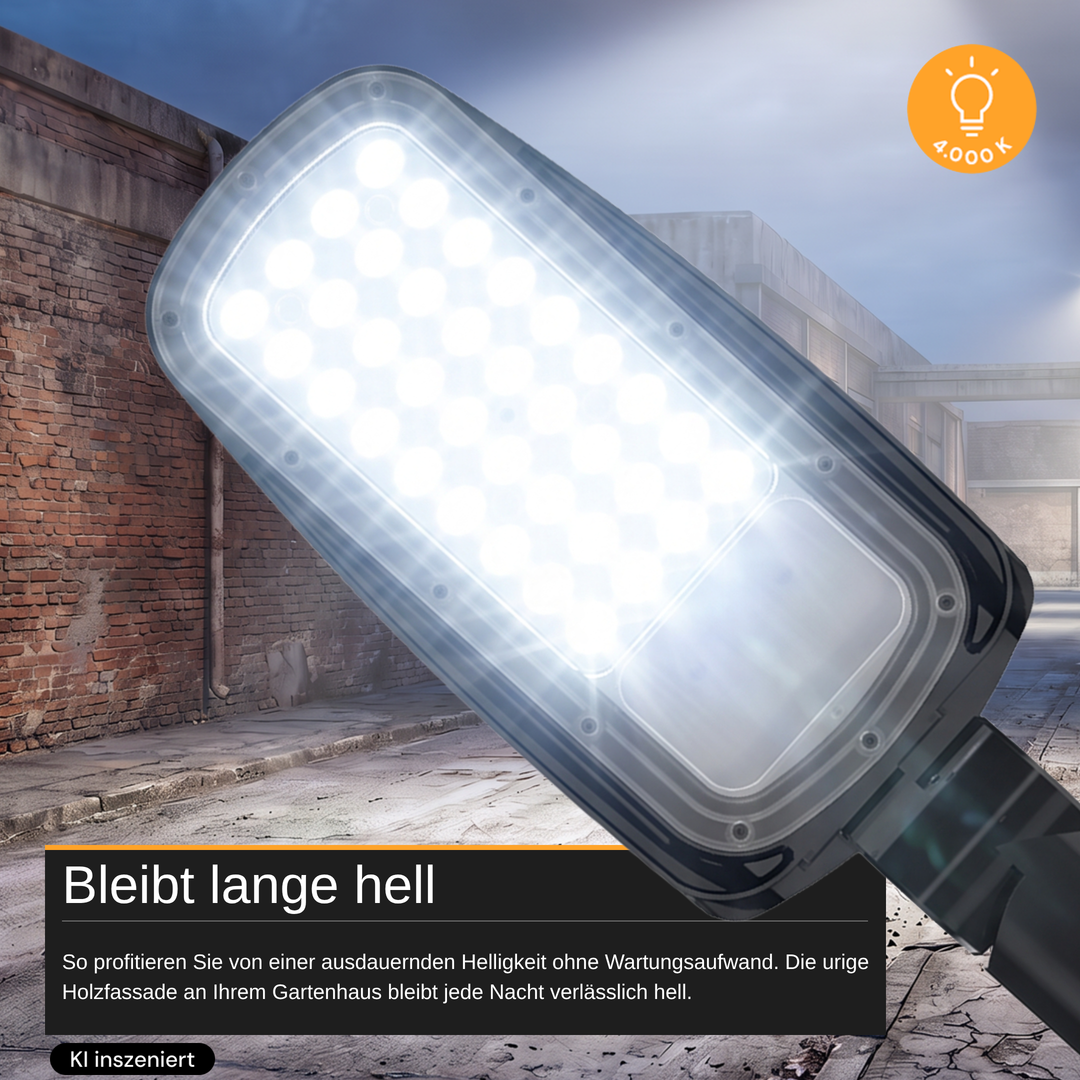 LED-Straßenleuchte, 100 W, 14000 lm, 5000 K (neutralweiß), IP65